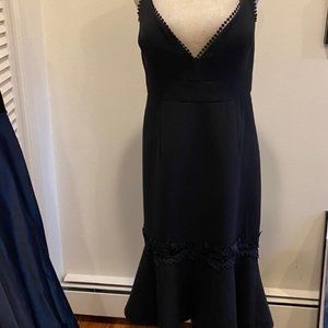 NICHOLAS BLACK FLOUNCE DRESS